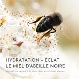 Le miel rares produit à partir d'abeilles noires alpines