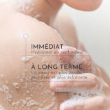 La peau est plus douce, plus lisse et plus éclatante à long terme