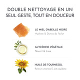 Double nettoyage en un seule geste, tout en douceur